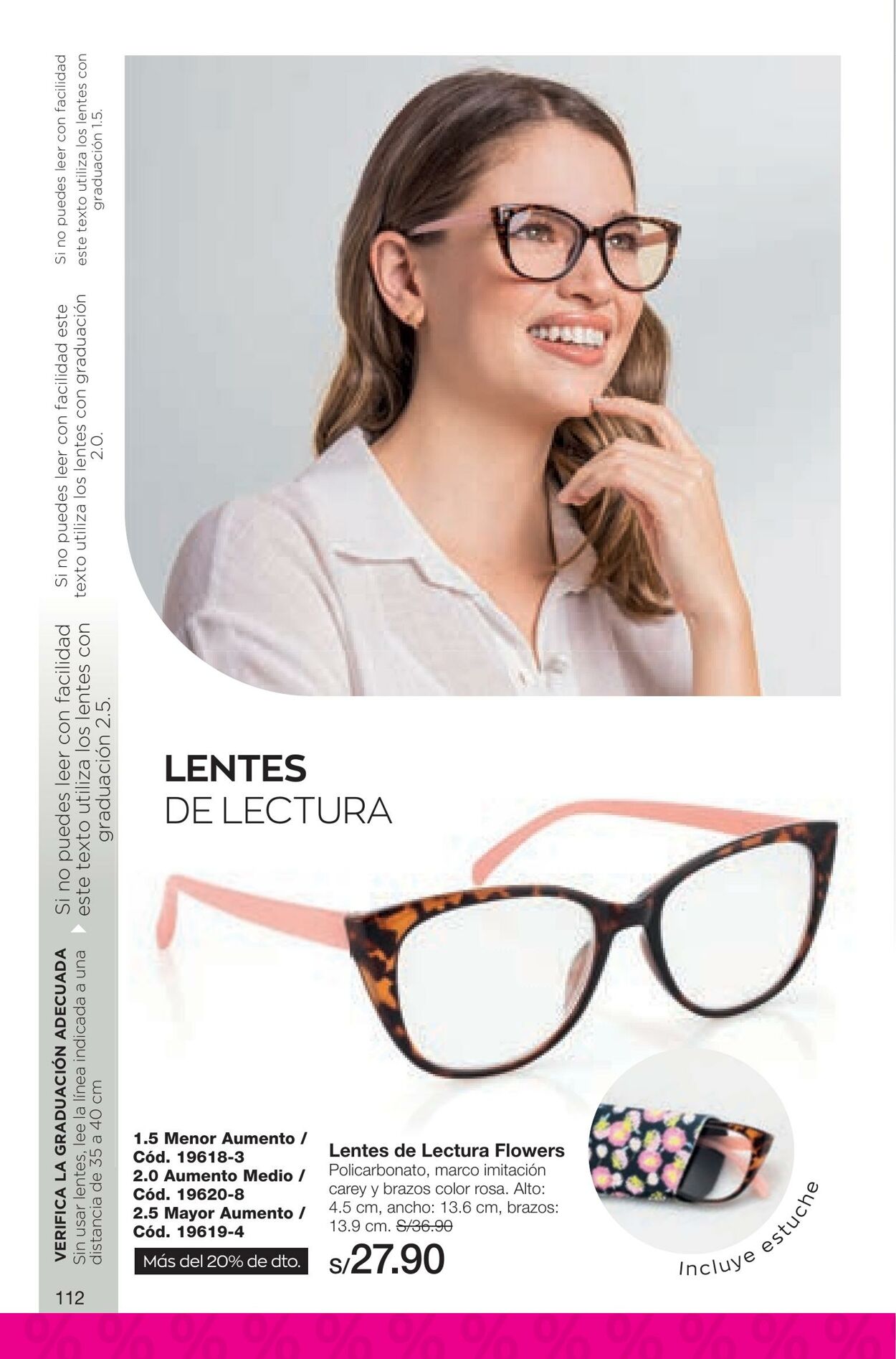 Lentes de lectura discount avon