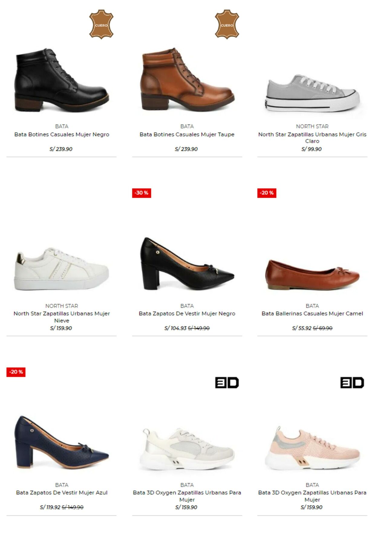 Catalogo de zapatos bata hot sale