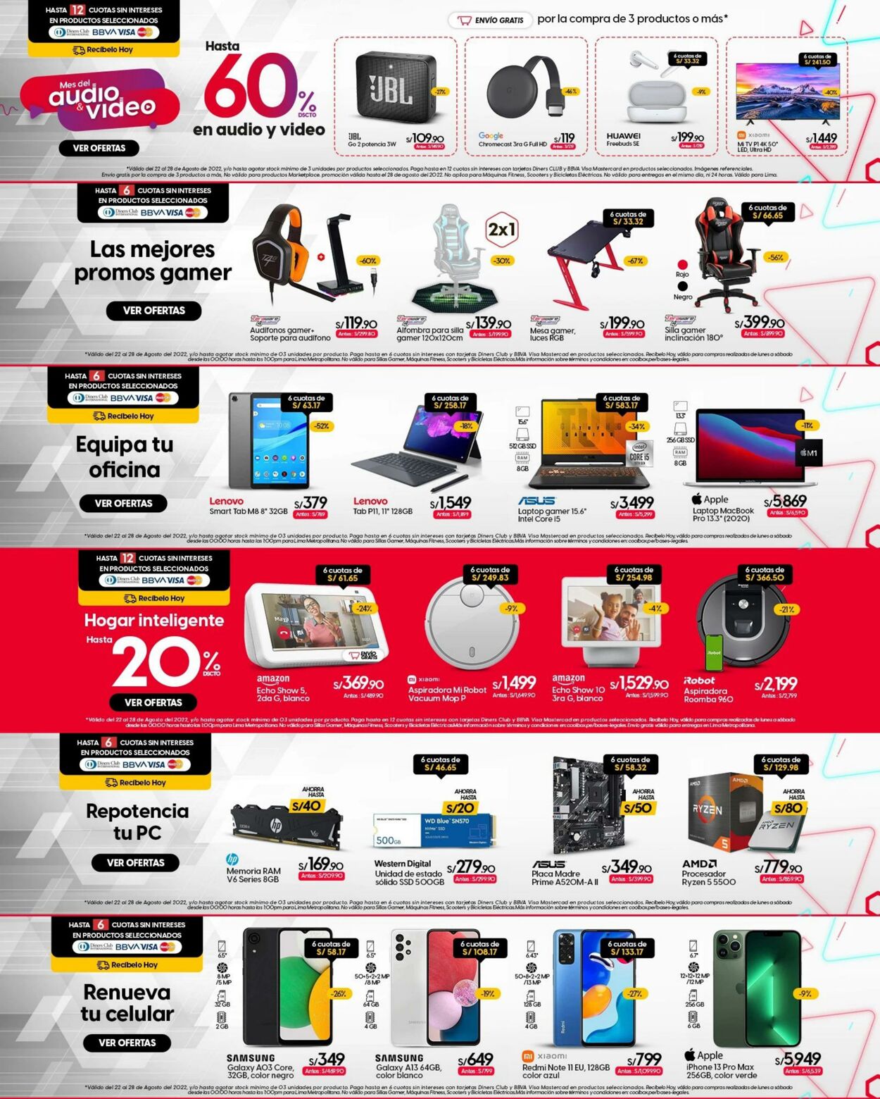 Coolbox Catálogo Promocional Válido del 22.08 al 28.08 Página nº 1