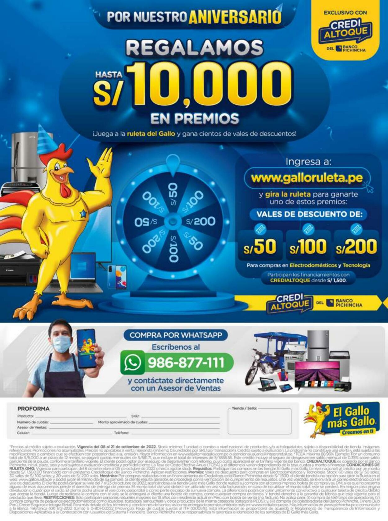 El Gallo más Gallo Catálogo Promocional Válido del 08.09 al 21.09