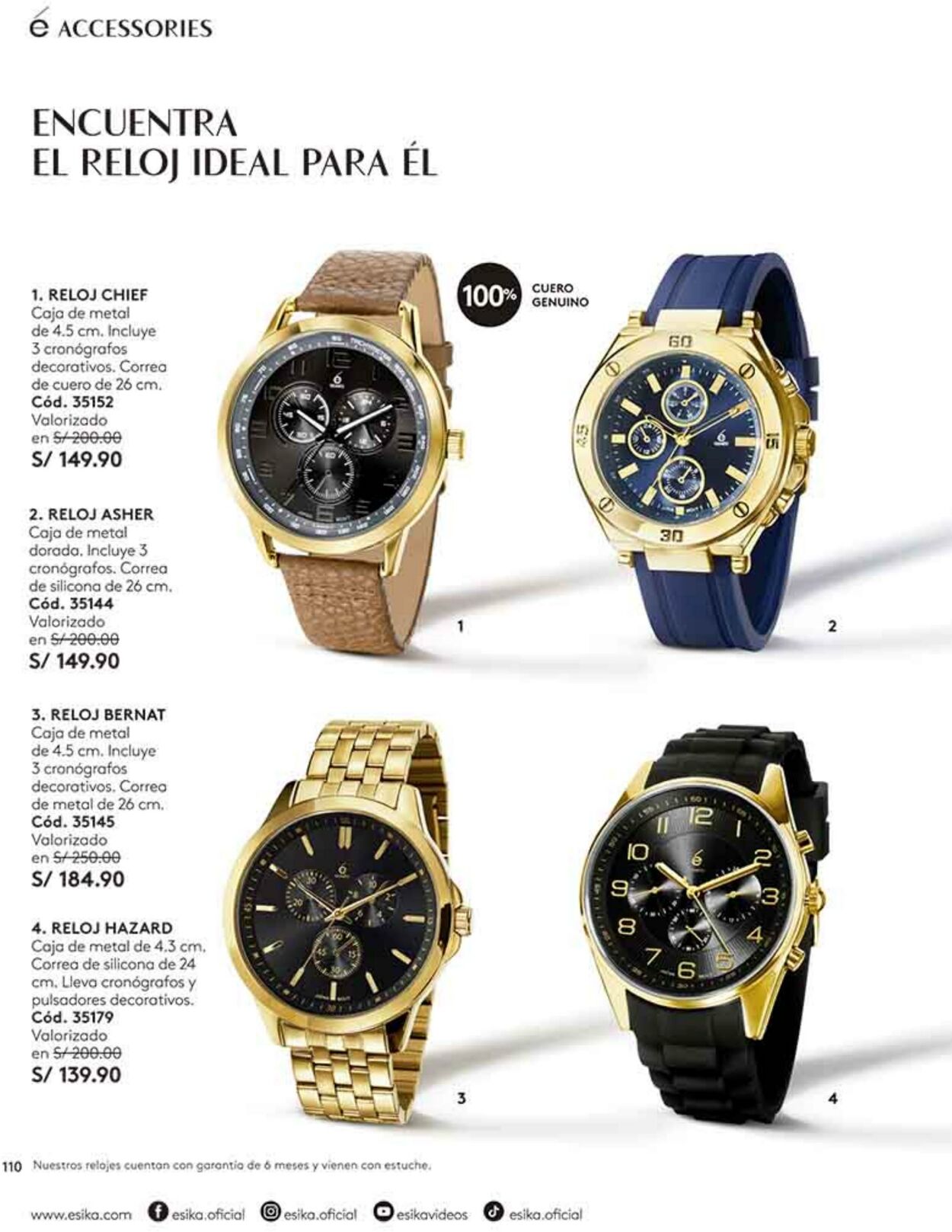 Reloj hazard 2024 esika