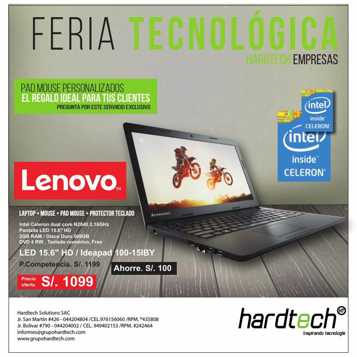 Hardtech Catálogos promocionales