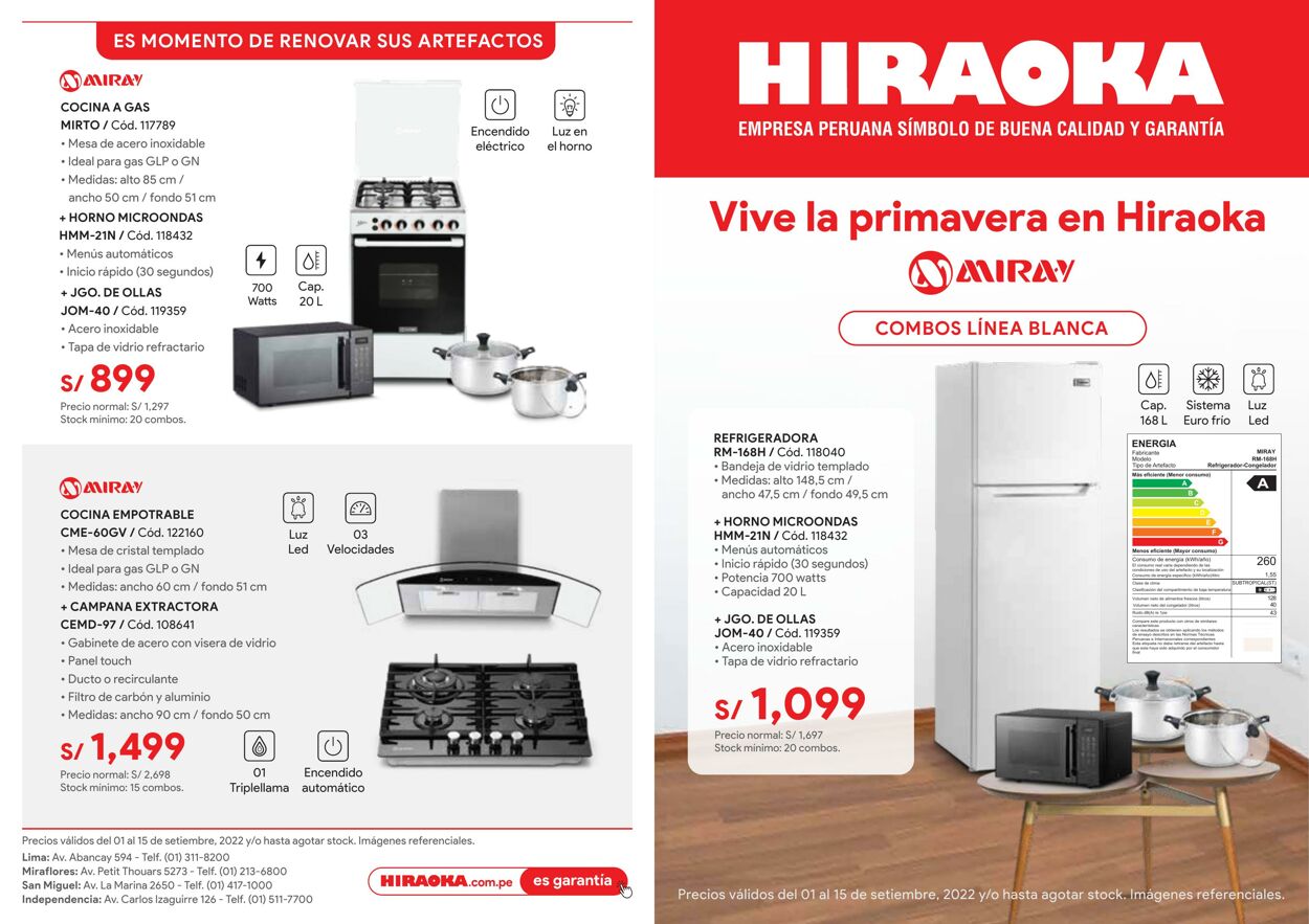 Catálogo Hiraoka 01.09.2022 - 15.09.2022