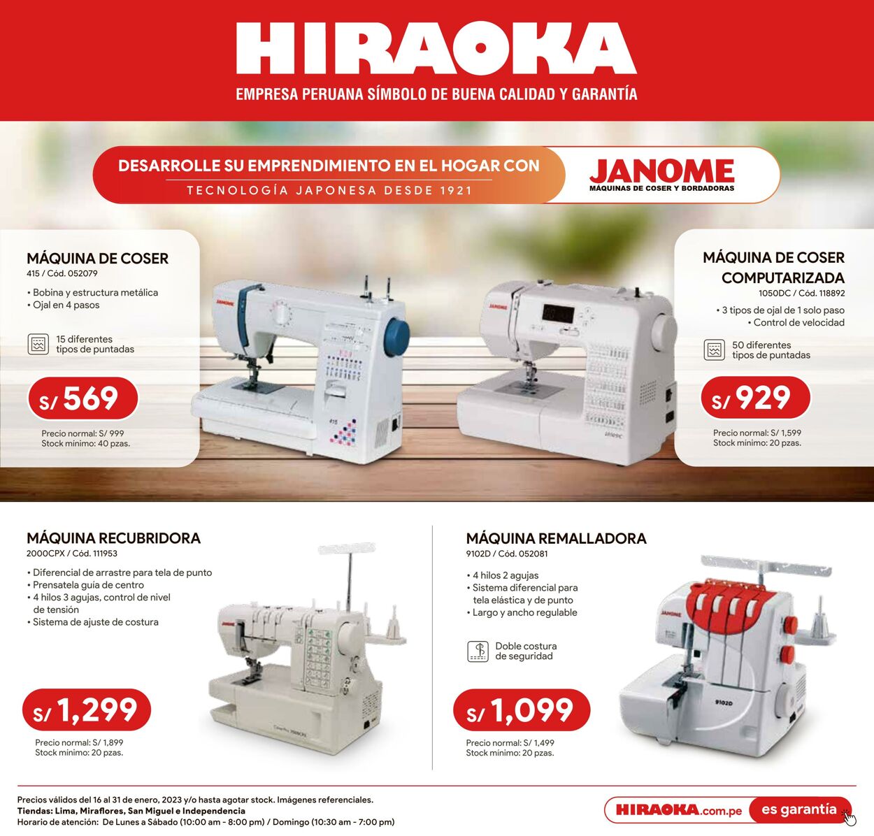 Catálogo Hiraoka 16.01.2023 - 31.01.2023