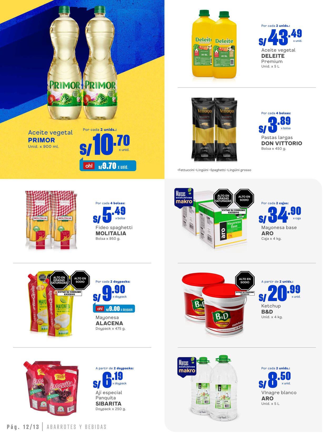Makro Catálogo Promocional Válido del 06.04 al 19.04 Página nº 12