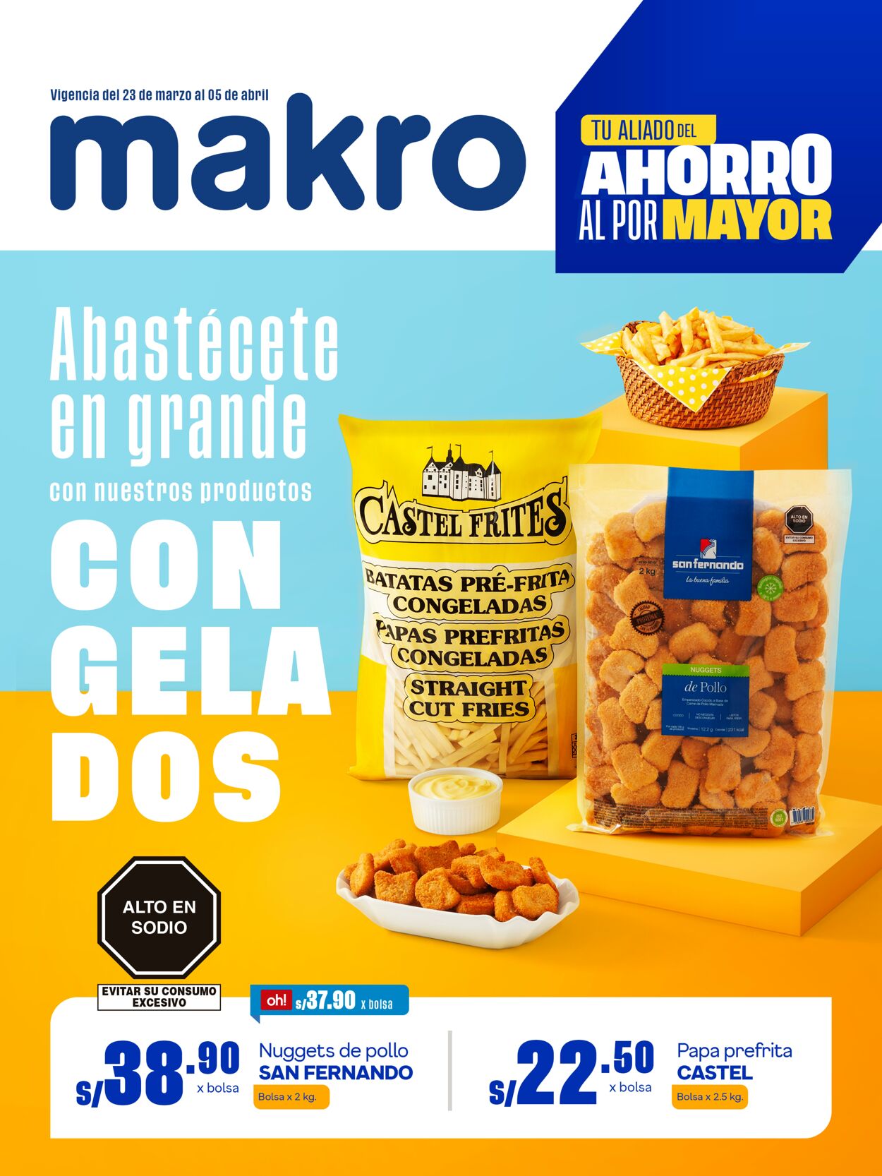 Makro Catálogo Promocional Válido del 23.03 al 05.04 Página nº 1