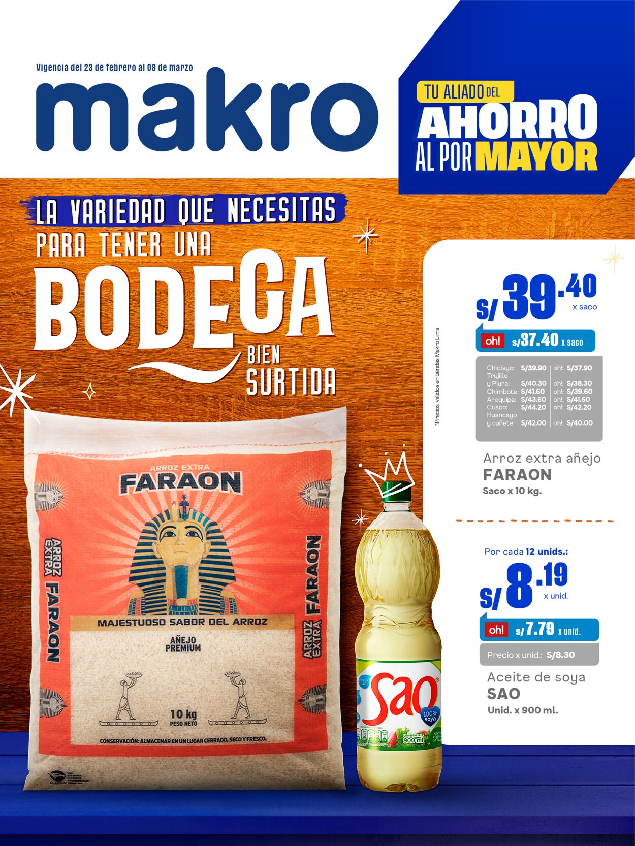 Makro Catálogo Promocional Válido del 23.02 al 08.03 Página nº 1