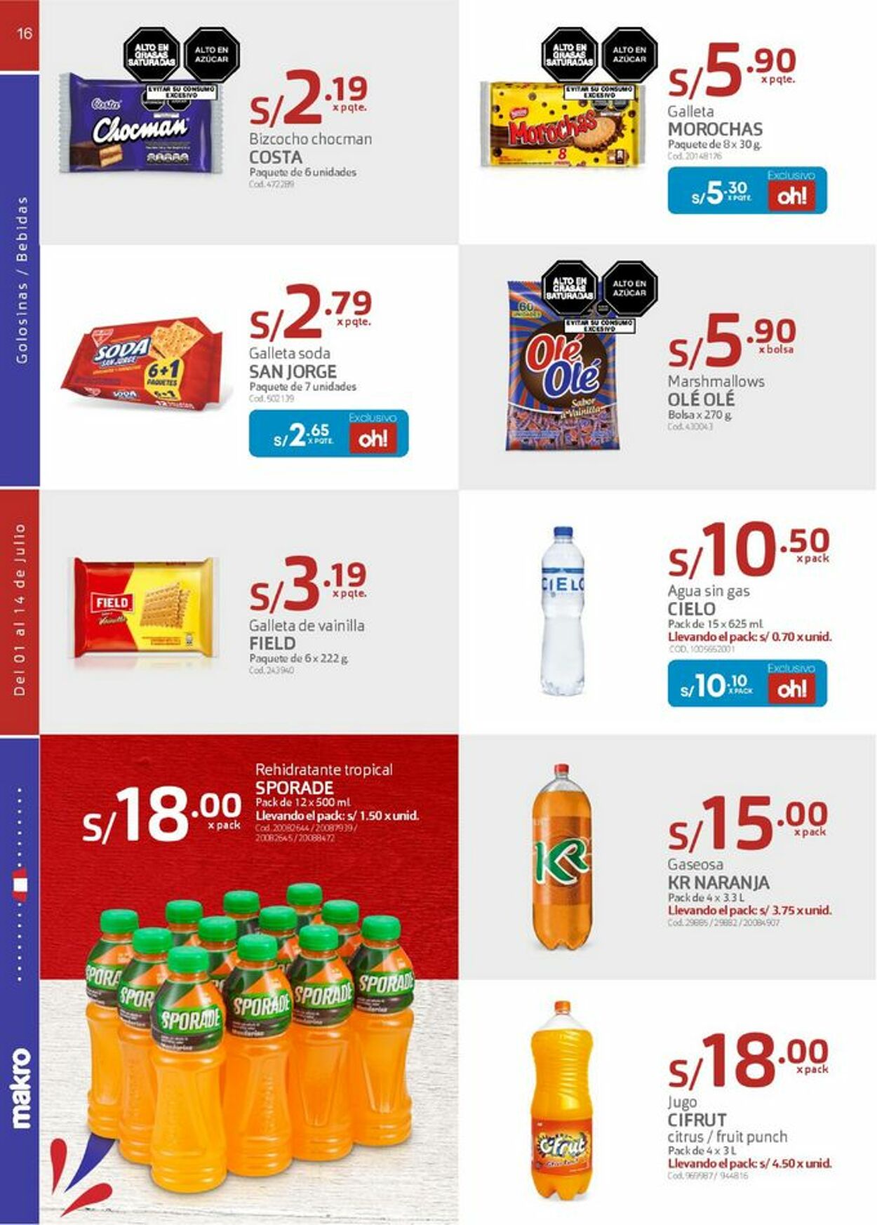 Catálogo Makro 01.07.2021 - 14.07.2021