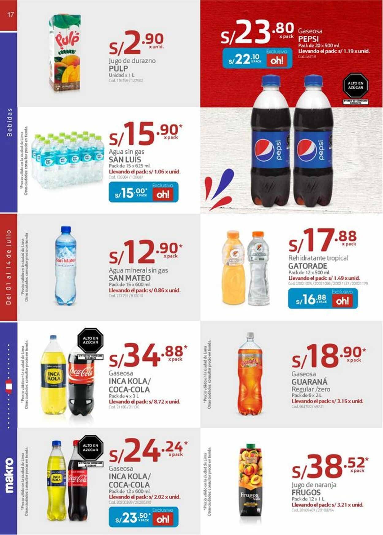 Catálogo Makro 01.07.2021 - 14.07.2021