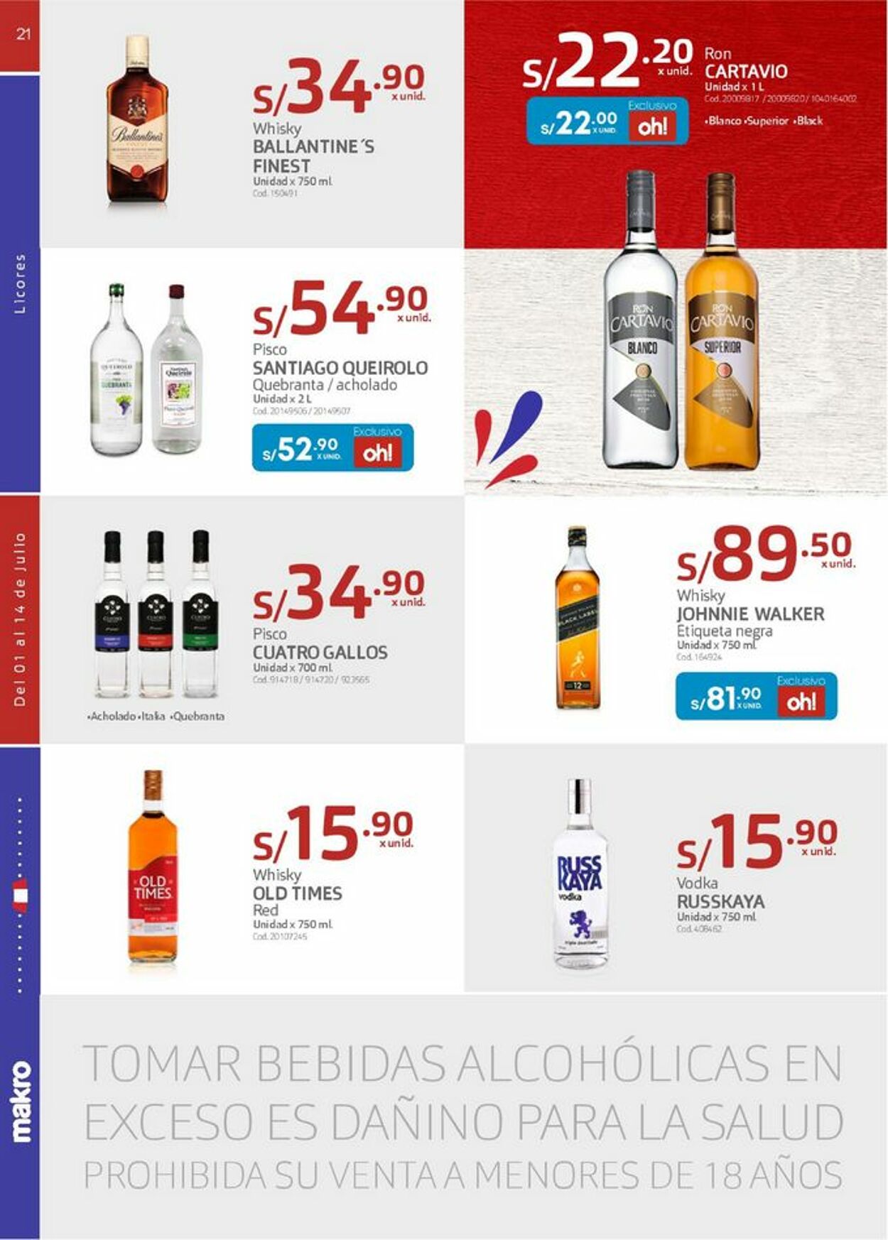 Catálogo Makro 01.07.2021 - 14.07.2021