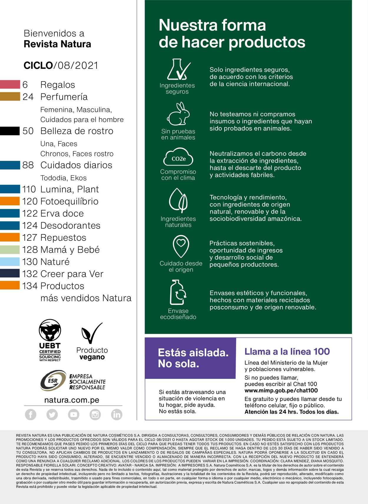 Catálogo Natura 08.05.2021 - 30.06.2021