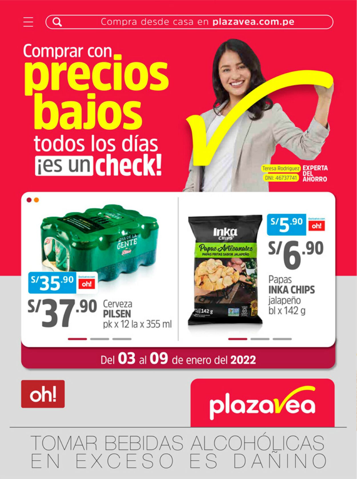 Catálogo Plaza Vea 03.01.2022 - 09.01.2022