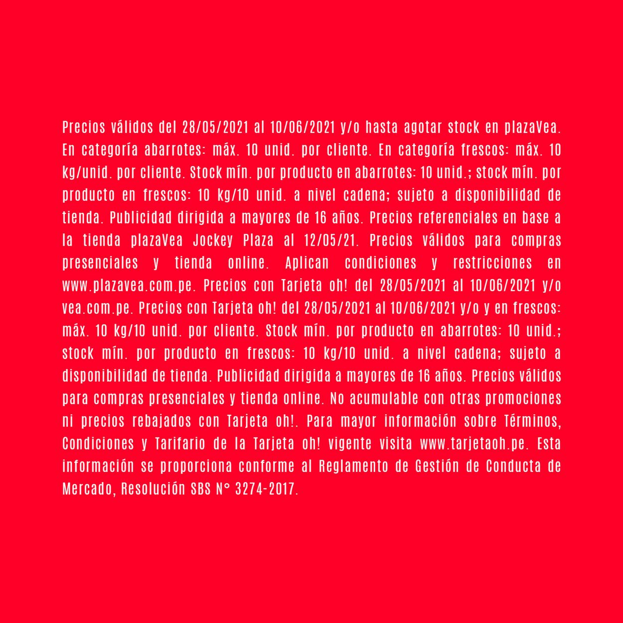 Catálogo Plaza Vea 28.05.2021 - 10.06.2021