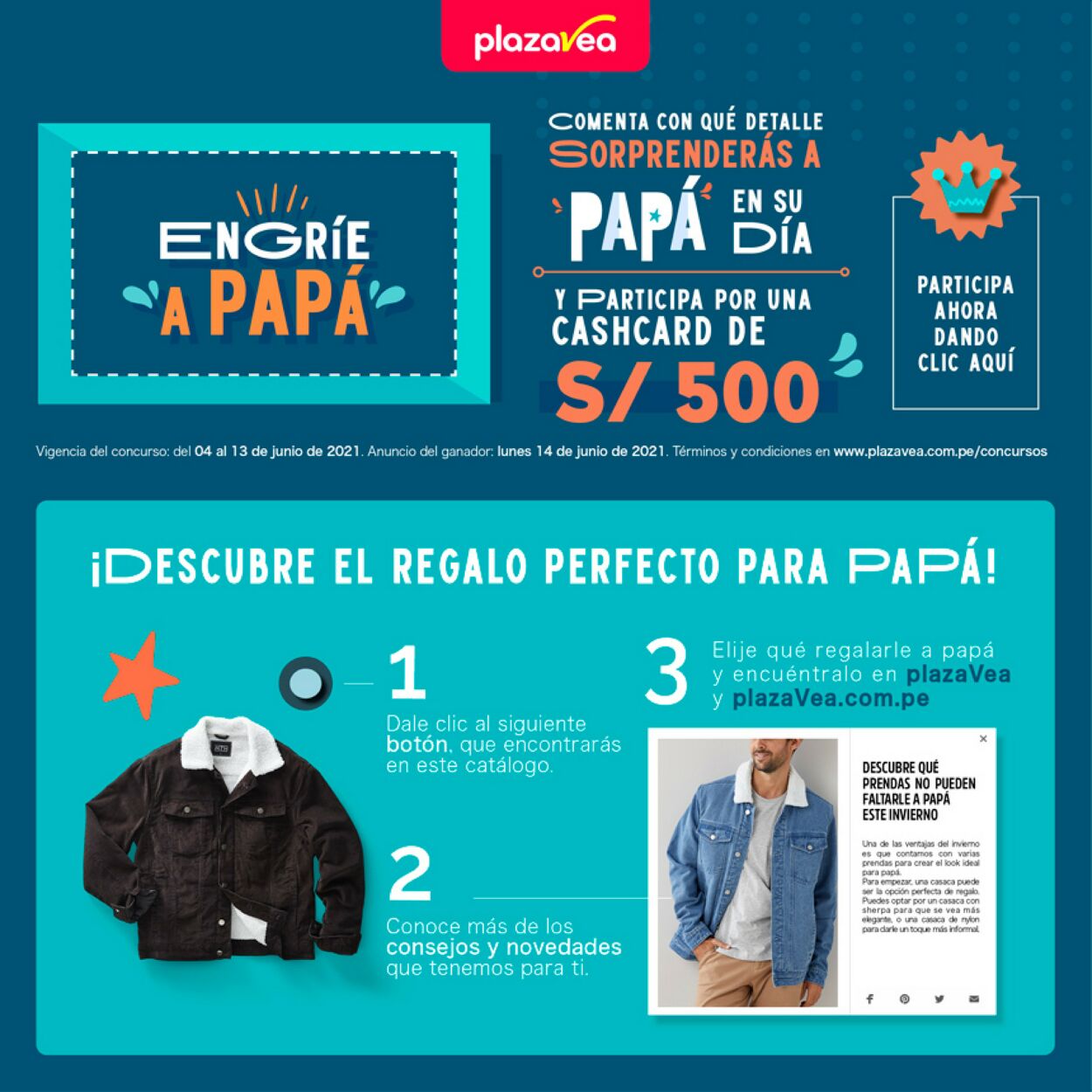 Catálogo Plaza Vea 04.06.2021 - 20.06.2021