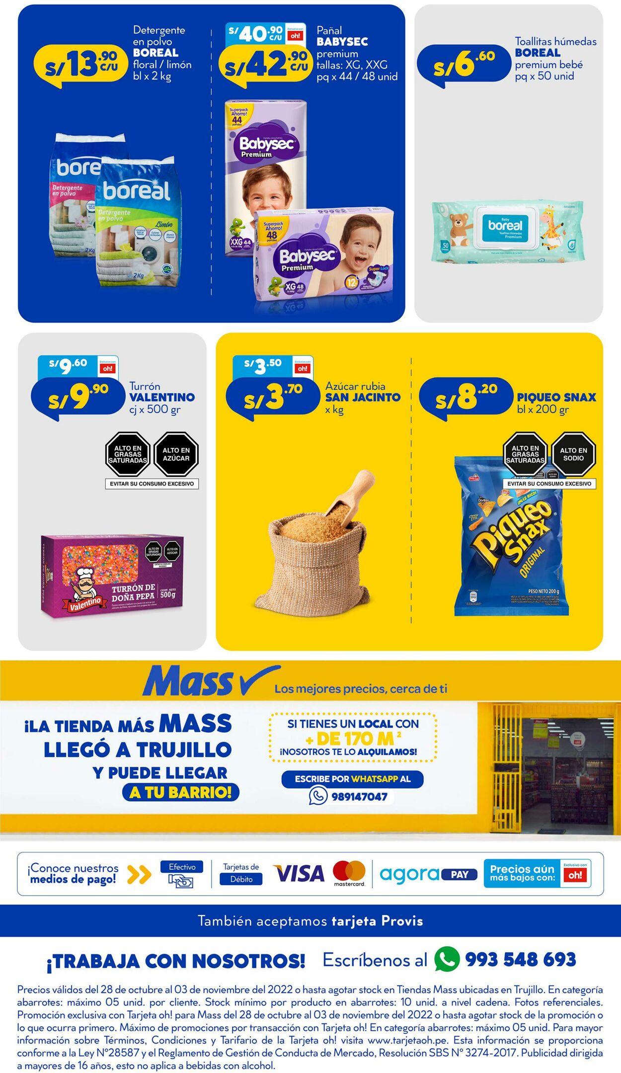 Catálogo Tiendas Mass 28.10.2022 - 03.11.2022