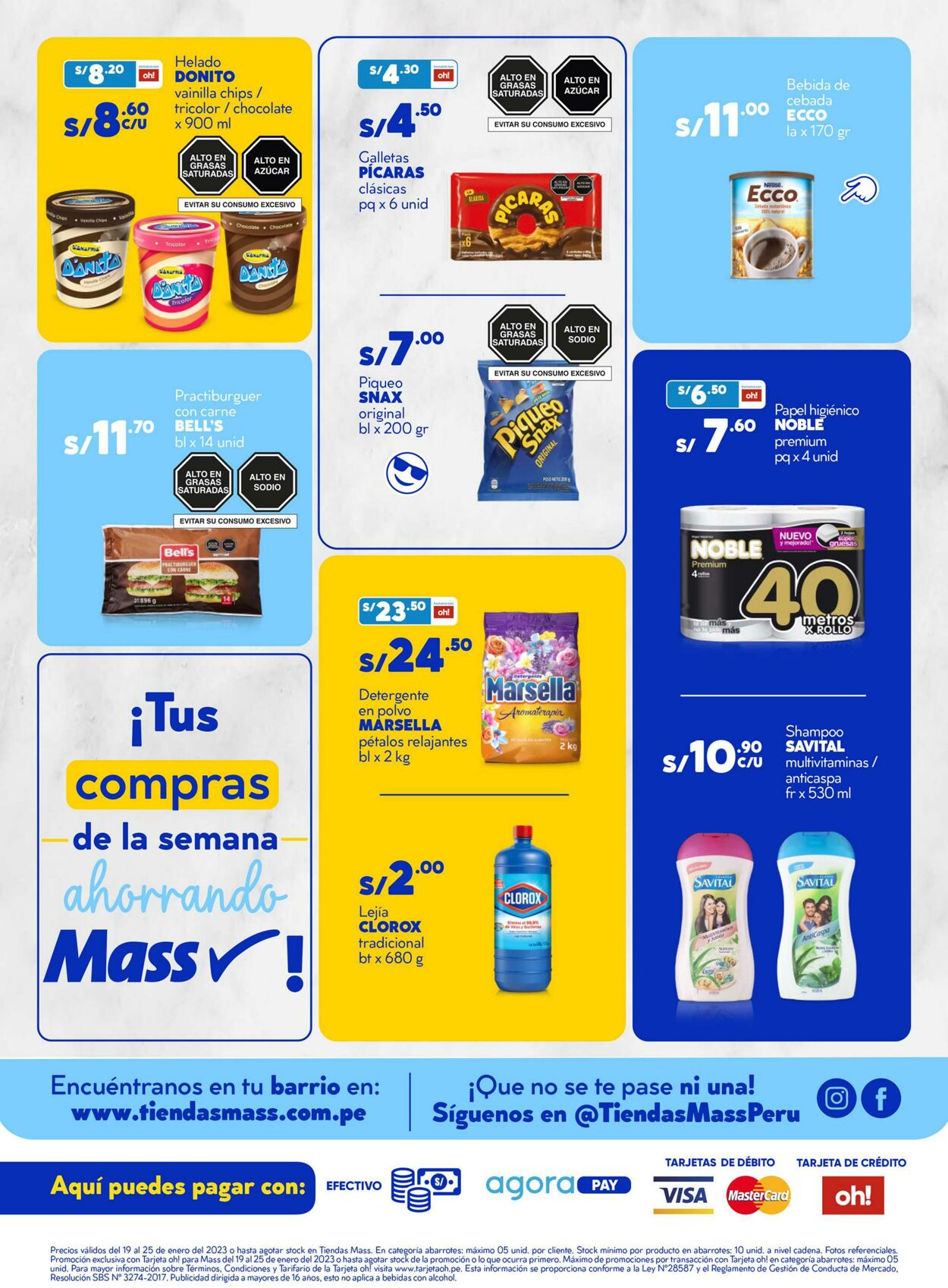 Catálogo Tiendas Mass 19.01.2023 - 25.01.2023