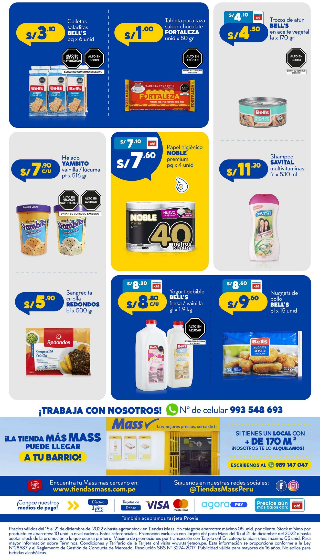 Catálogo Tiendas Mass 15.12.2022 - 21.12.2022