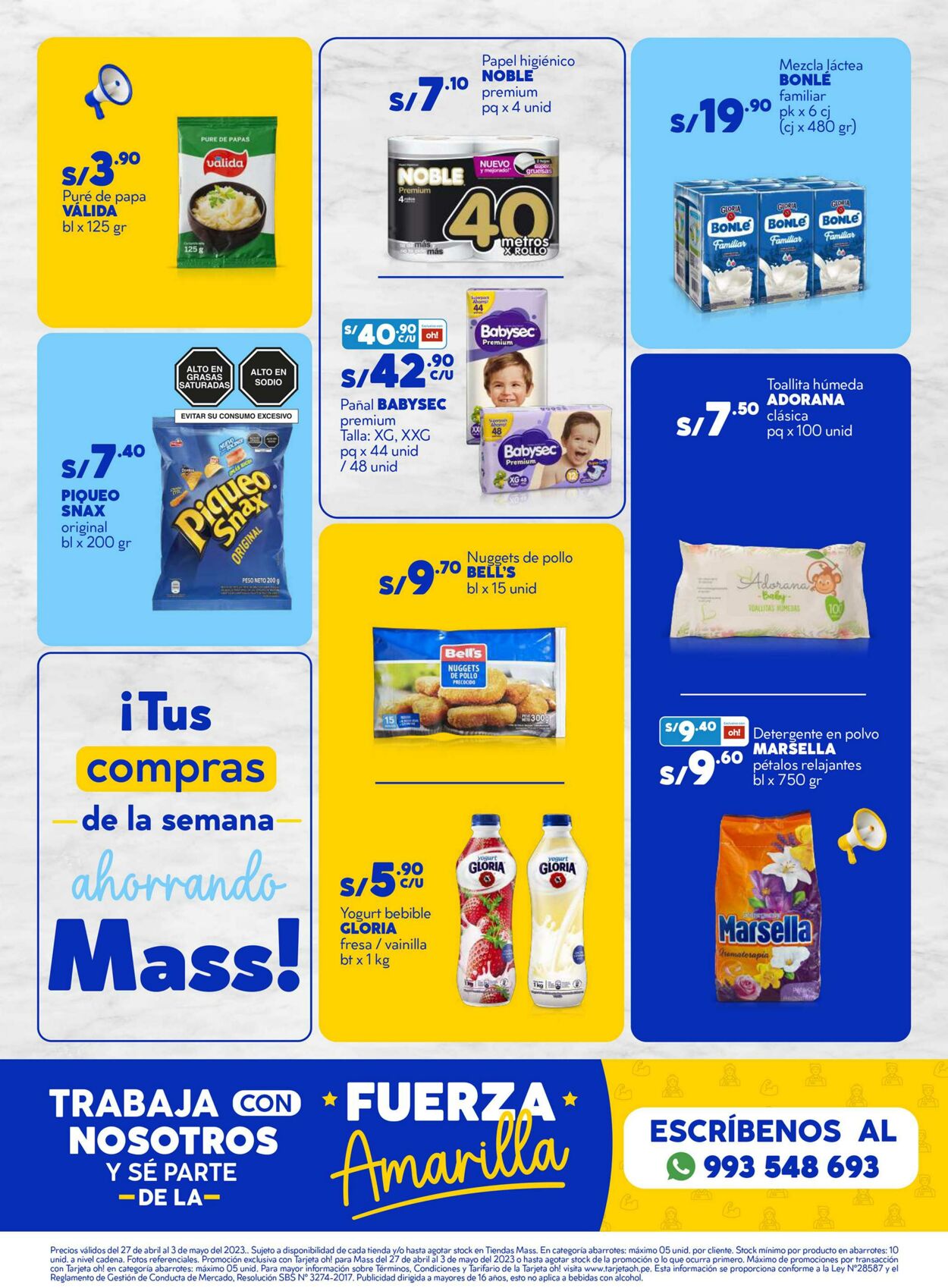 Catálogo Tiendas Mass 27.04.2023 - 03.05.2023