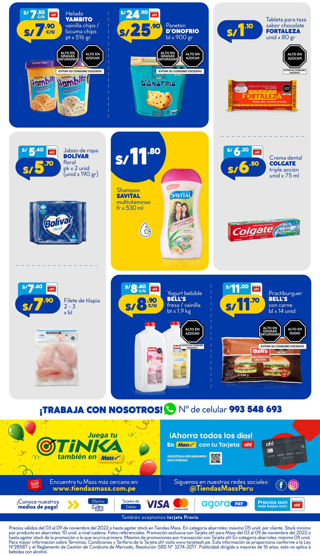 Catálogo Tiendas Mass 03.11.2022 - 09.11.2022