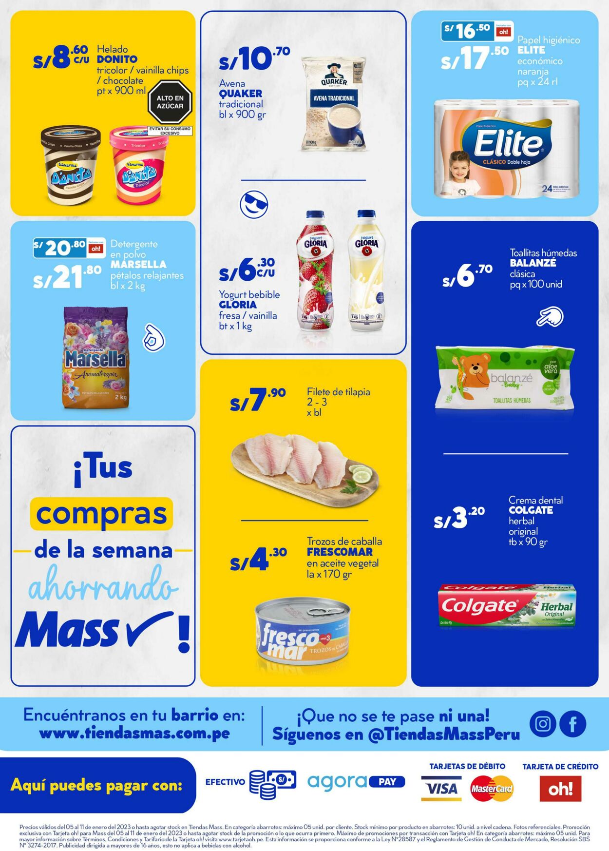 Catálogo Tiendas Mass 05.01.2023 - 11.01.2023