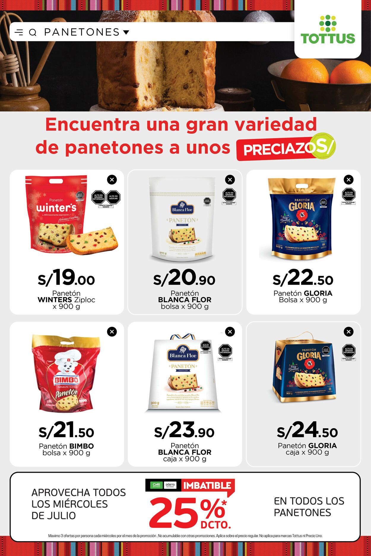 Catálogo Tottus 15.07.2021 - 01.08.2021