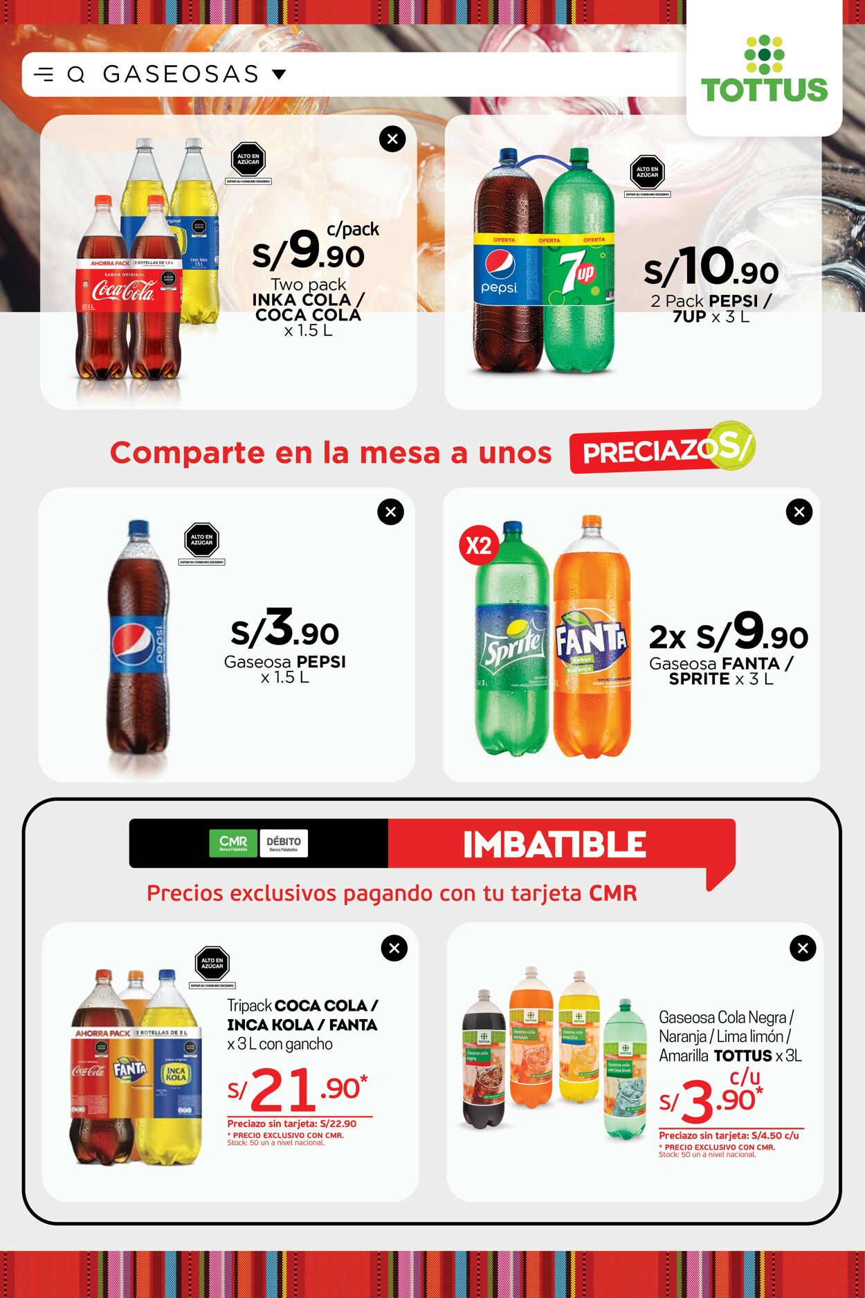 Catálogo Tottus 15.07.2021 - 01.08.2021