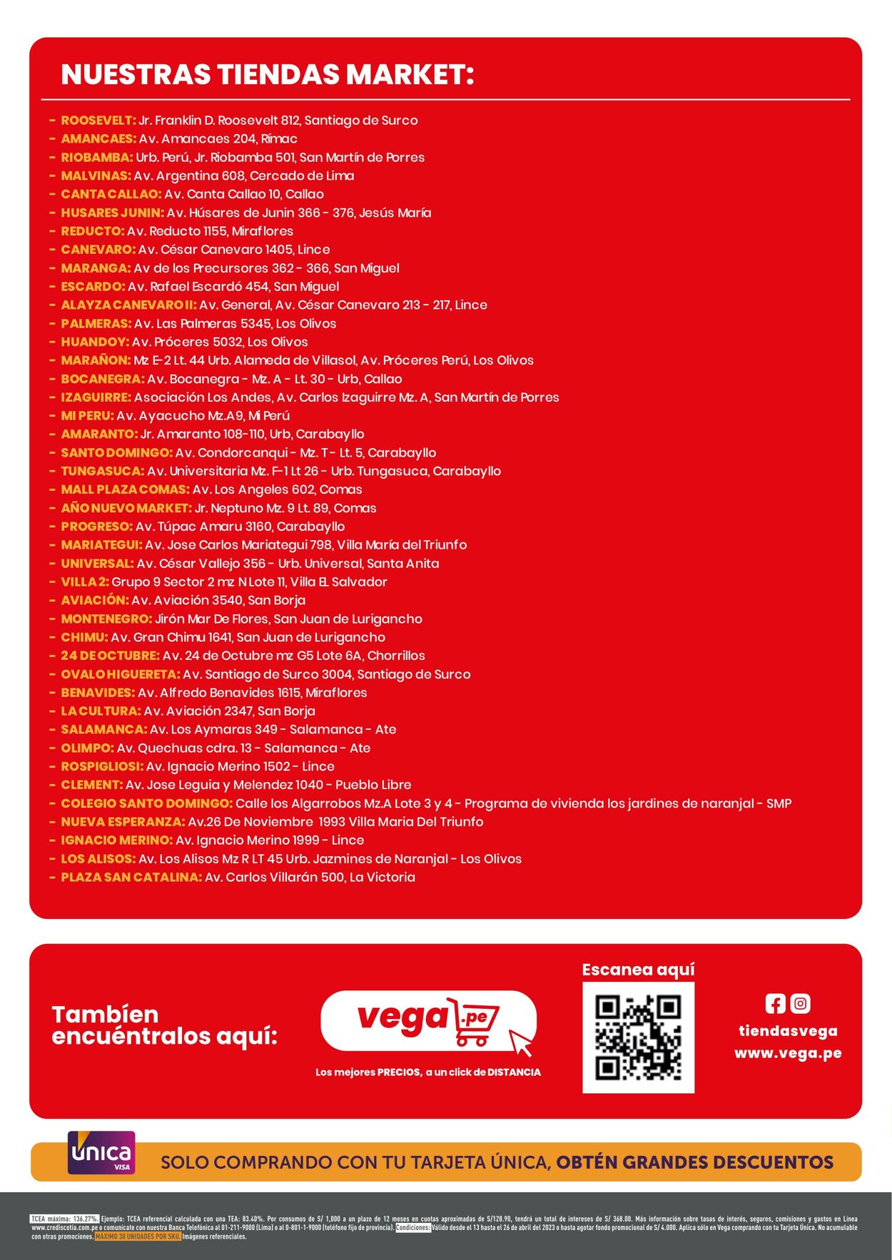 Catálogo Vega 13.04.2023 - 26.04.2023